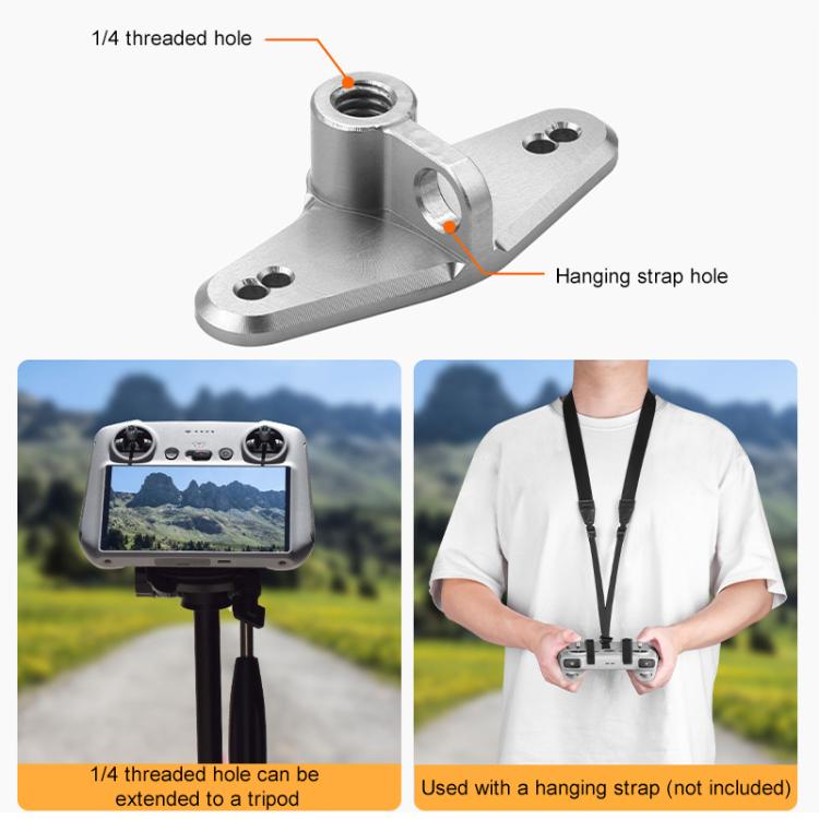 BRDRC Drone Remote Control Adapter Base Bicycle Holder, For DJI RC / RC 2 BRDRC Drone Remote Control Adapter Base Bicycle Holder, For DJI RC / RC 2